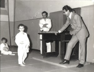 1971 - SS Monopoli Judo Roma - Orange Belt with Danilo Chierchini