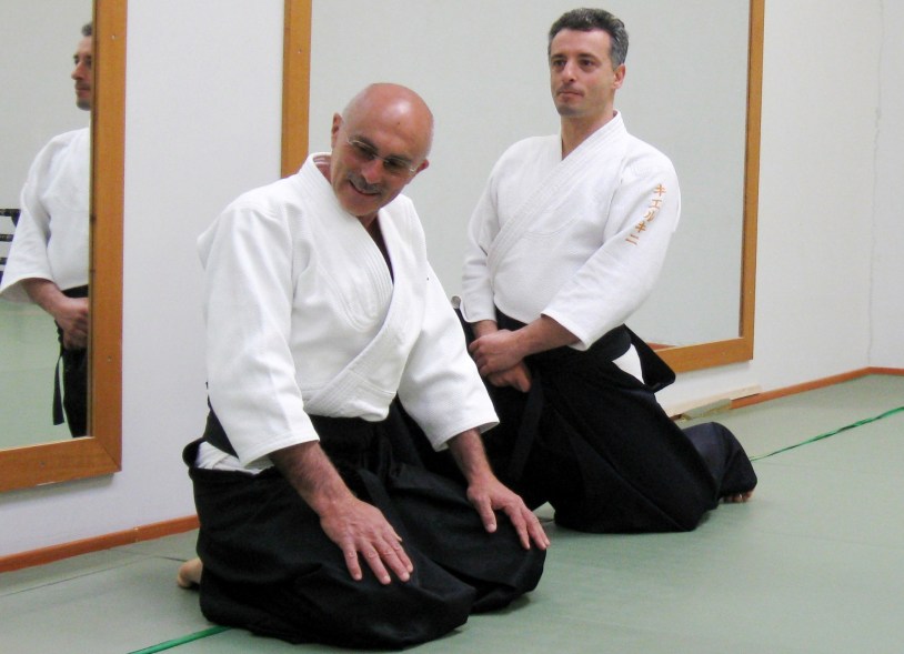 Armano Chierchini Angelo e Simone assieme nel corso di un loro seminario a Vasto